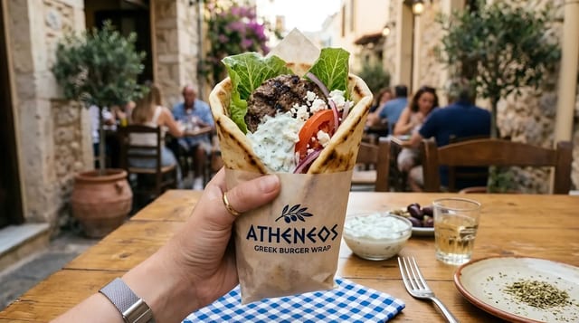 GREEK PITA BURGER sw.