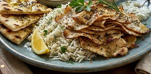 CHICKEN GYRO ENTREE.