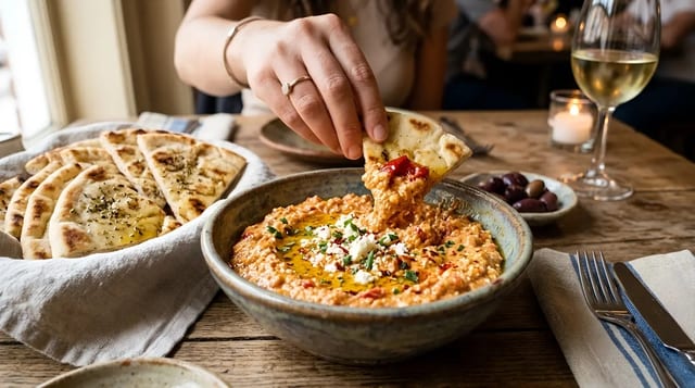 SPICY FETA DIP (VE).