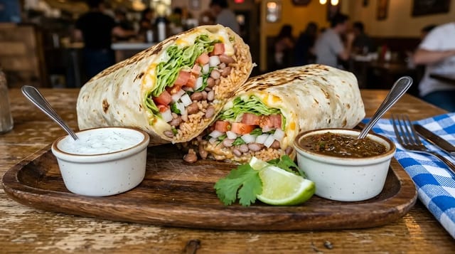 ONE BURRITO.