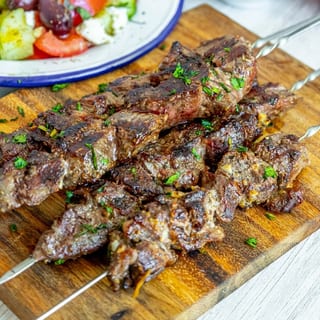 LAMB SOUVLAKI ENTREE