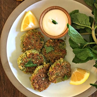 FALAFEL FRITTERS (VE) (VG)