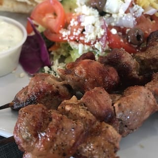 PORK SOUVLAKI ENTREE